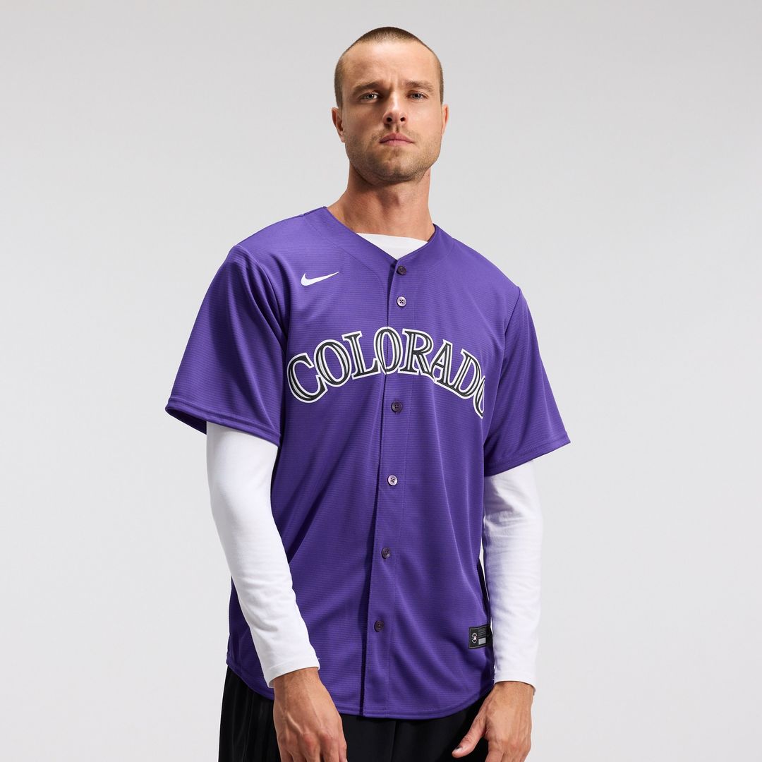 Colorado Rockies Nike Alternate Team Replica Jersey - Purple