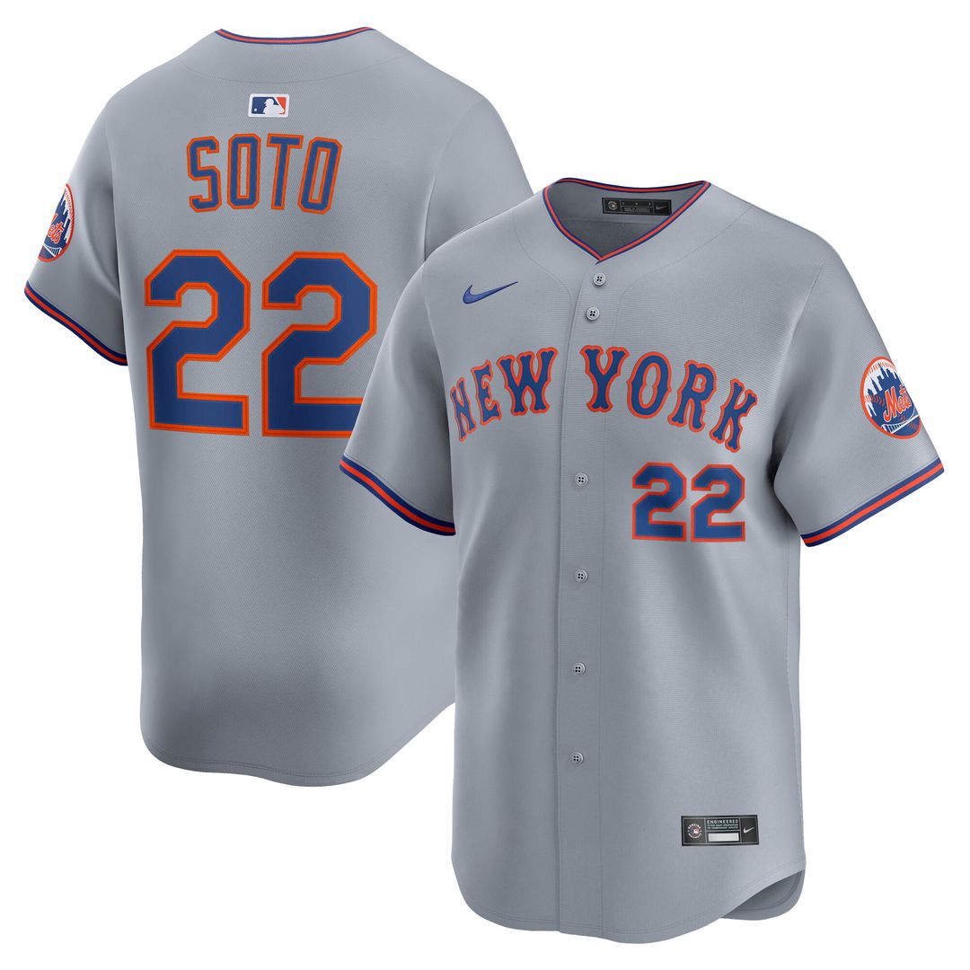 Juan Soto New York Mets Nike Road Player Limited Jersey - Gray