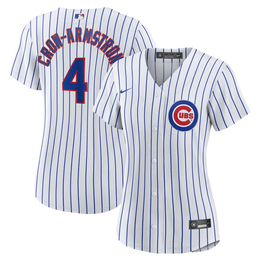 Pete Crow - Armstrong Chicago Cubs Nike Women's Home Replica Jersey - White