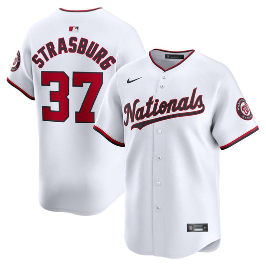 Stephen Strasburg Washington Nationals Nike Home Player Limited Jersey - White