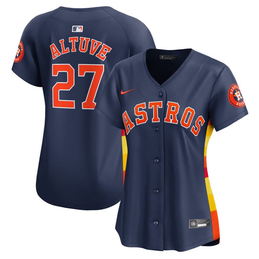 Jose Altuve Houston Astros Nike Women's Alternate Player Limited Jersey - Navy