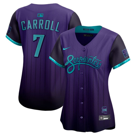 Corbin Carroll Arizona Diamondbacks Nike Women's 2025 City Connect Player Limited Jersey - Purple