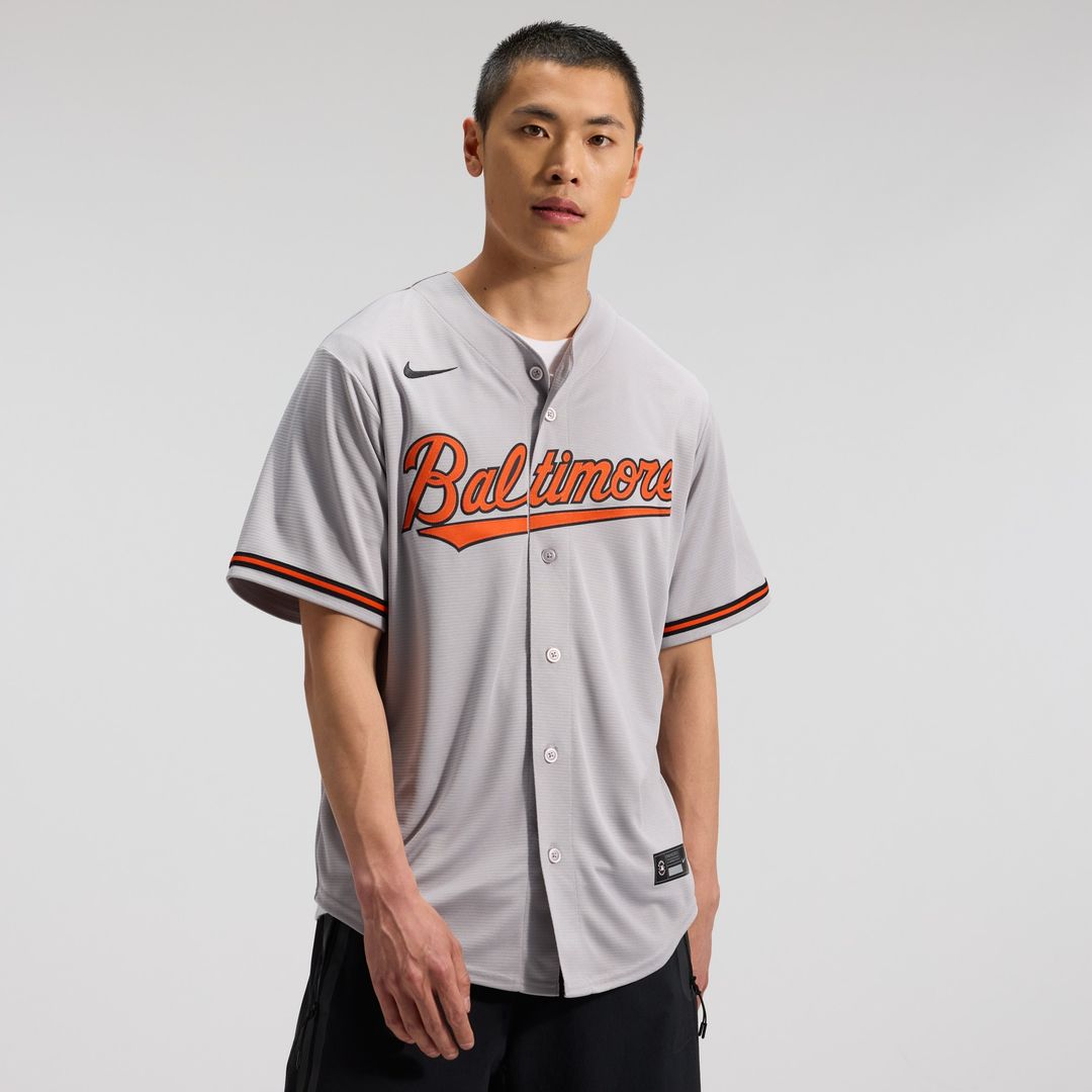 Baltimore Orioles Nike Road Team Replica Jersey - Gray