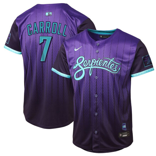 Corbin Carroll Arizona Diamondbacks Nike Youth 2025 City Connect Player Limited Jersey - Purple