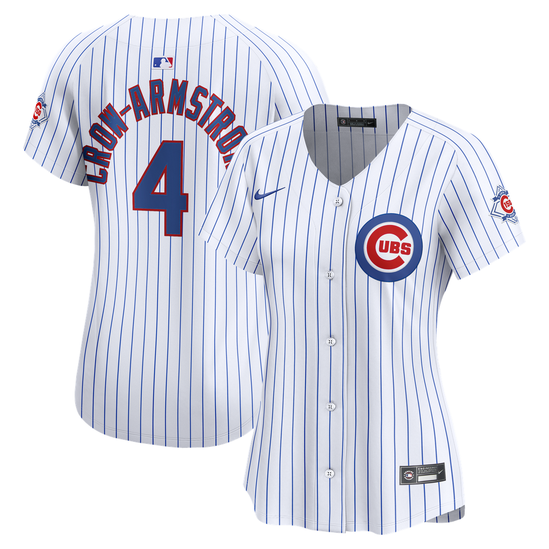 Pete Crow - Armstrong Chicago Cubs Nike Women's 150th Anniversary Limited Jersey - White