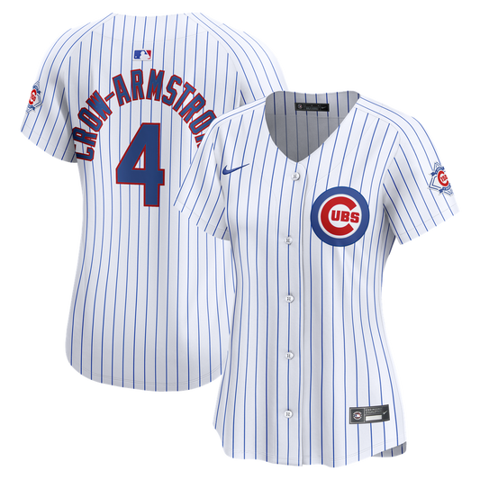 Pete Crow - Armstrong Chicago Cubs Nike Women's 150th Anniversary Limited Jersey - White