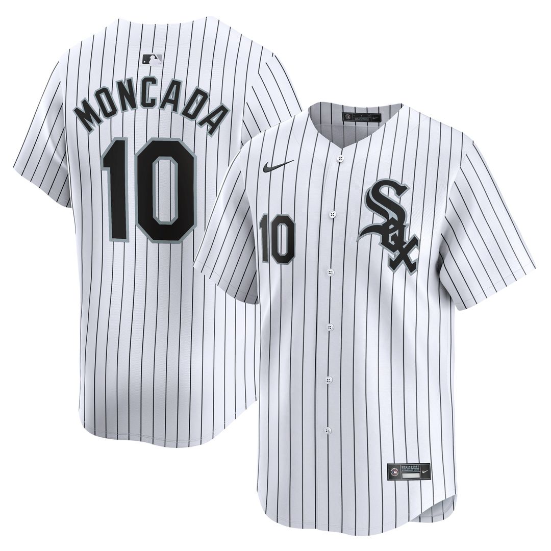 Yoan Moncada Chicago White Sox Nike Home Player Limited Jersey - White