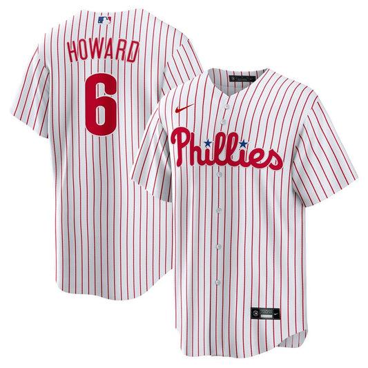 Ryan Howard Philadelphia Phillies Nike Player Replica Jersey - White