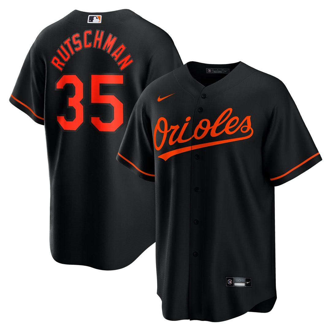 Adley Rutschman Baltimore Orioles Nike Alternate Player Replica Jersey - Black