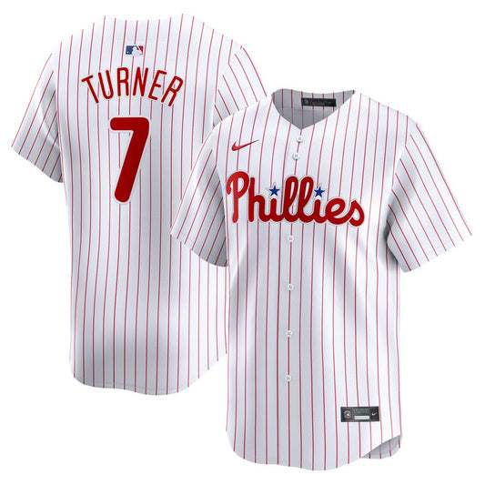 Trea Turner Philadelphia Phillies Nike Home Player Limited Jersey - White