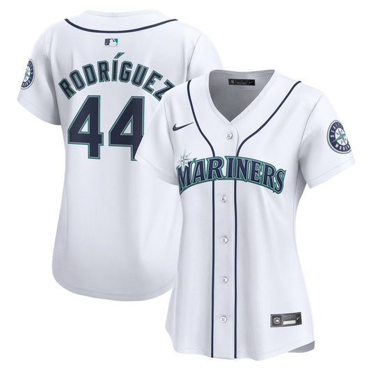 Julio Rodríguez Seattle Mariners Nike Women's Home Player Limited Jersey - White