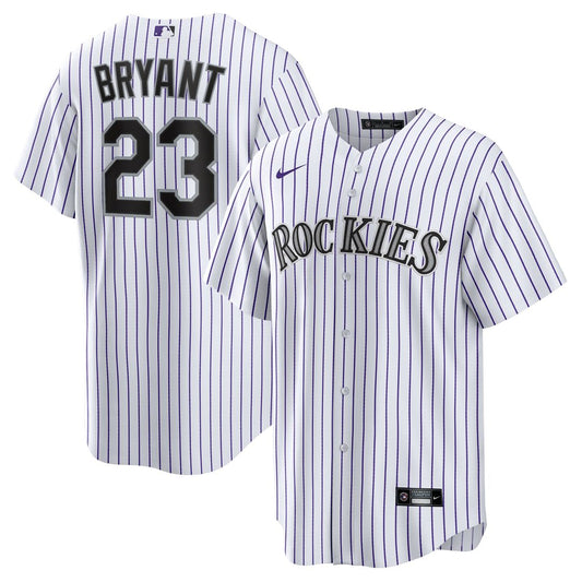 Kris Bryant Colorado Rockies Nike Player Replica Jersey - White/Purple