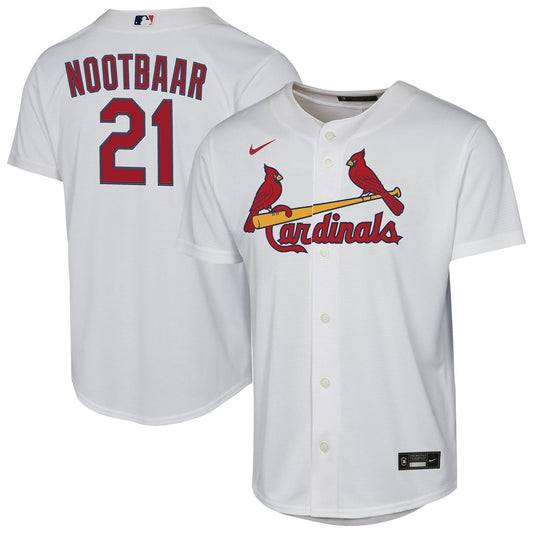 Lars Nootbaar St. Louis Cardinals Nike Youth Home Player Replica Jersey - White