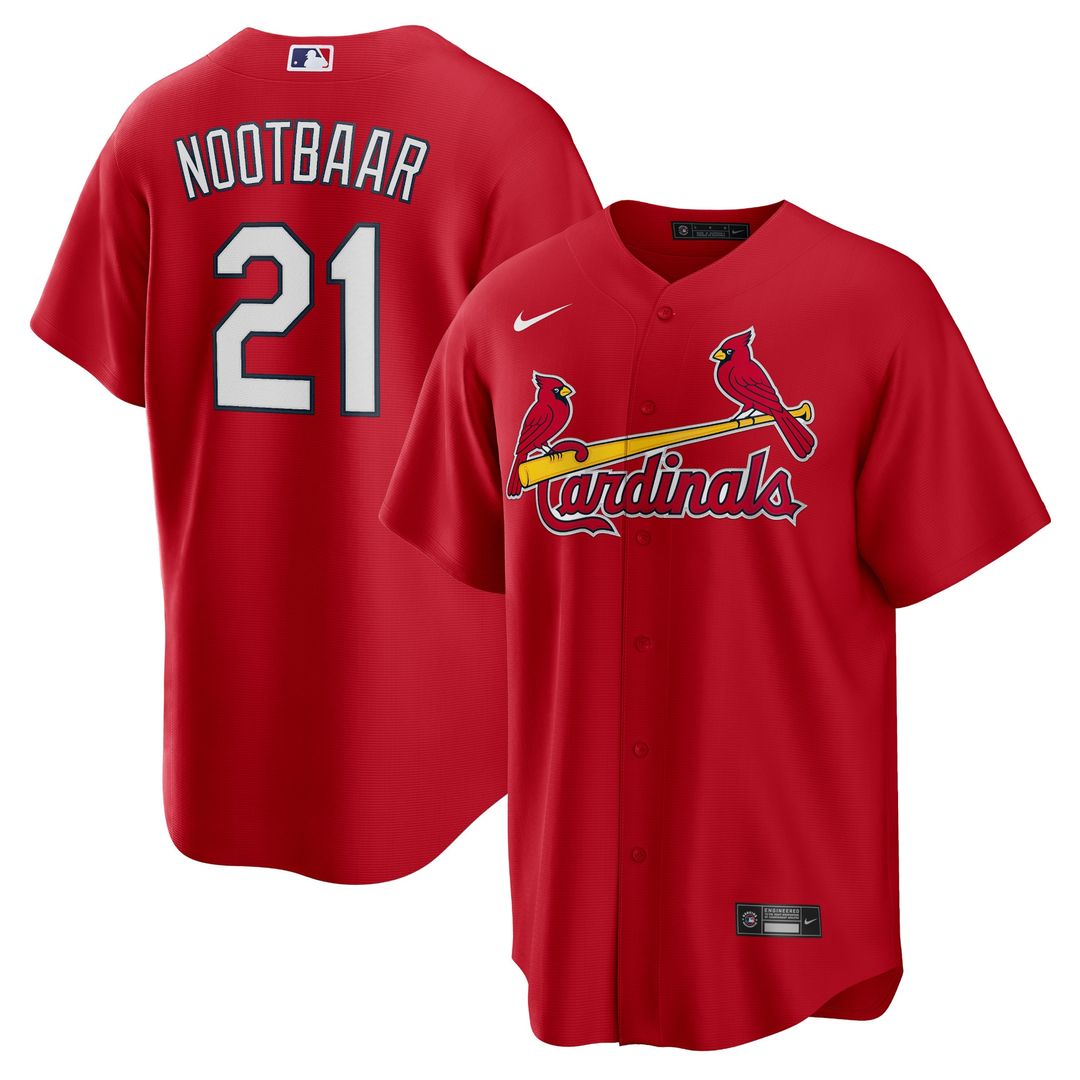 Lars Nootbaar St. Louis Cardinals Nike Big & Tall Alternate Player Replica Jersey - Red