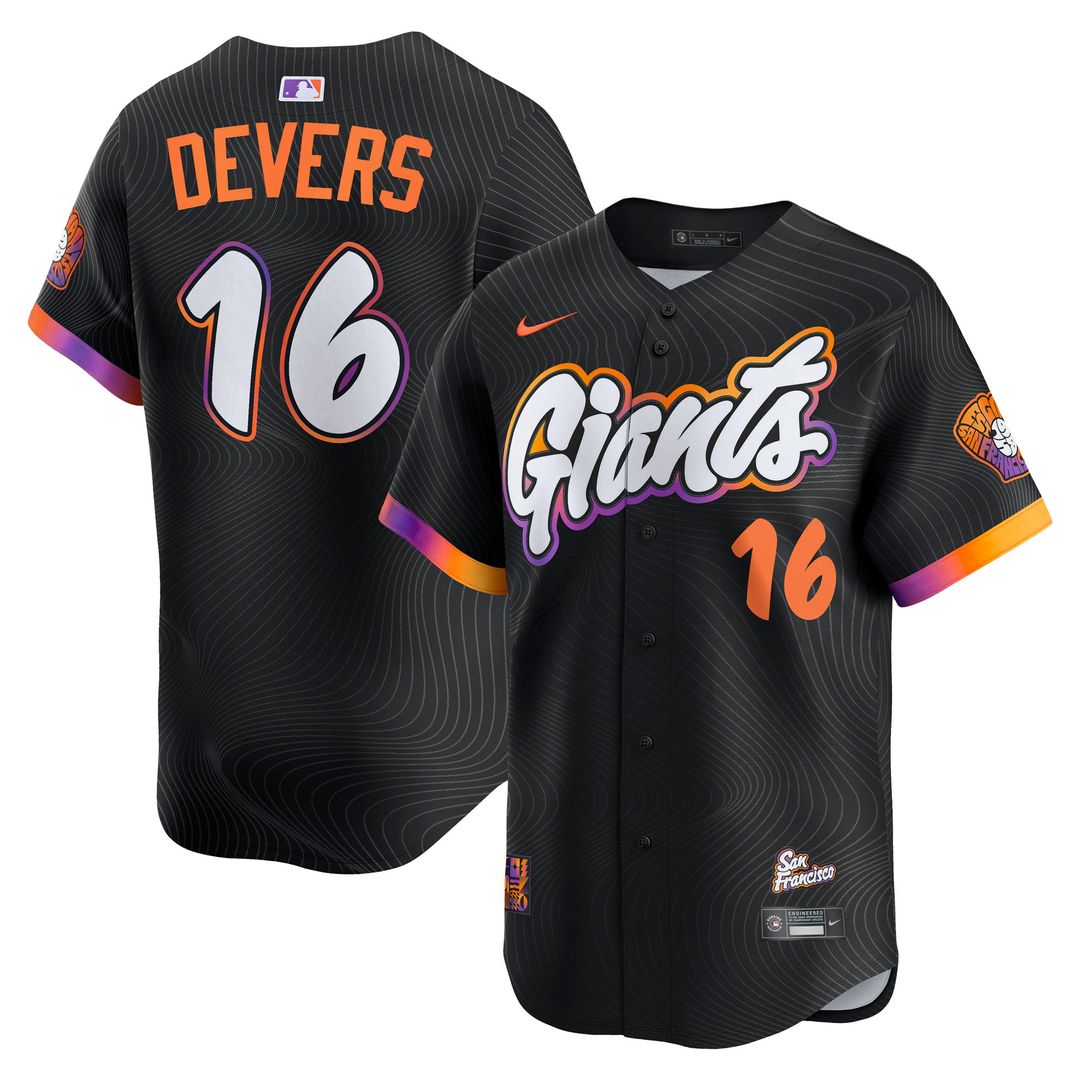 Rafael Devers San Francisco Giants Nike 2025 City Connect Player Limited Jersey - Black