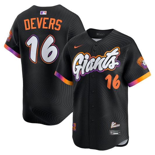 Rafael Devers San Francisco Giants Nike 2025 City Connect Player Limited Jersey - Black
