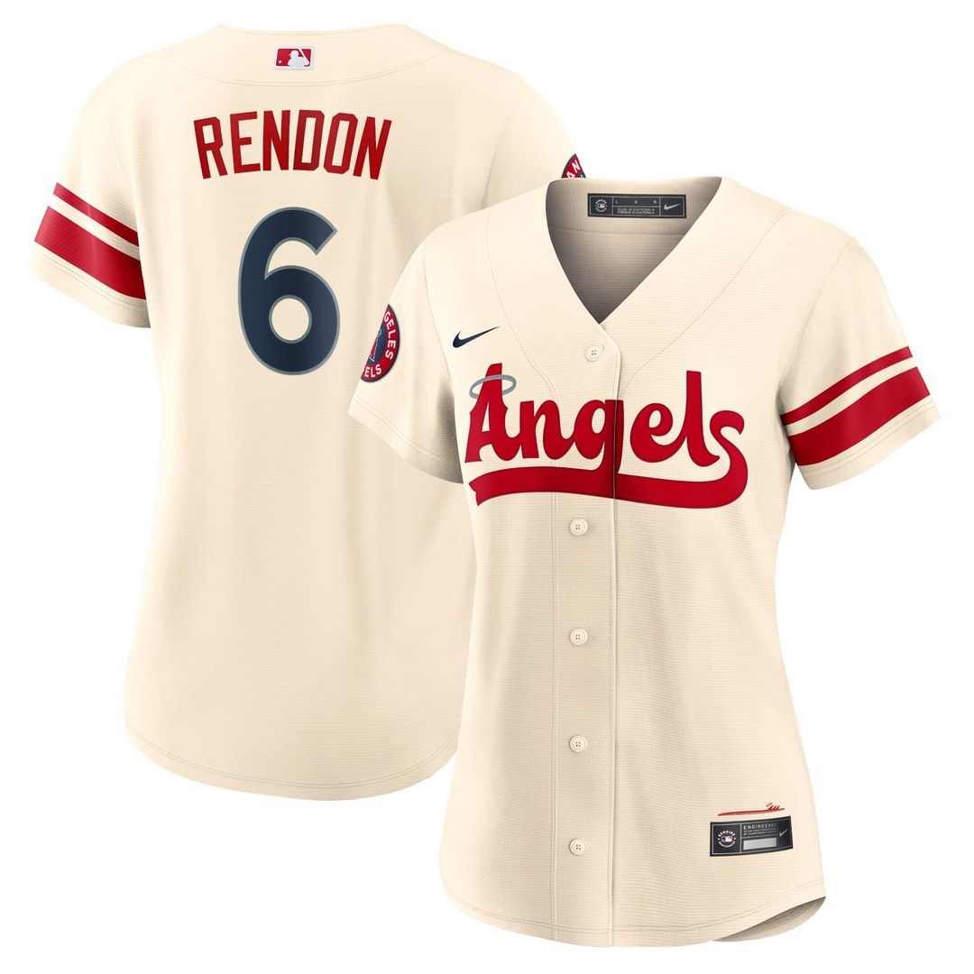 Anthony Rendon Los Angeles Angels Nike Women's City Connect Player Replica Jersey - Cream