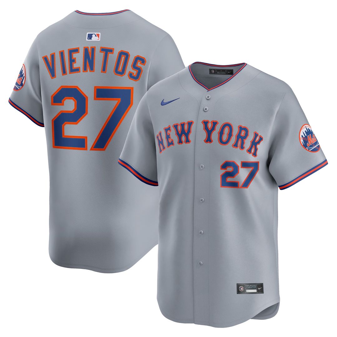Mark Vientos New York Mets Nike All - Star Limited Jersey - Gray