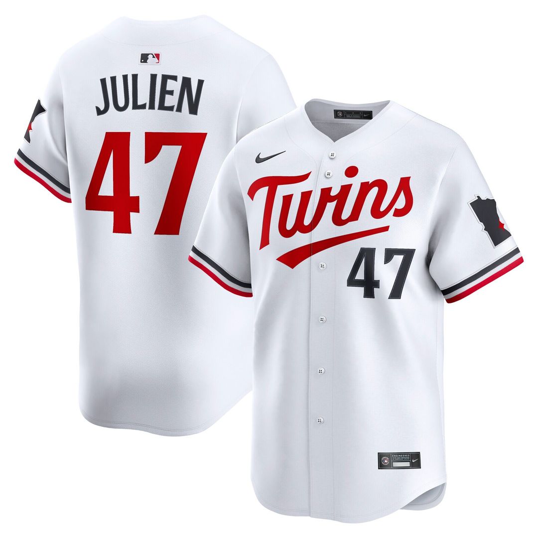 Edouard Julien Minnesota Twins Nike Home Player Limited Jersey - White