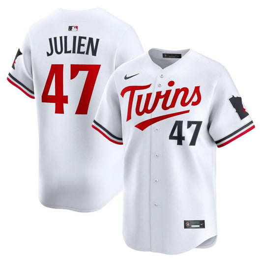 Edouard Julien Minnesota Twins Nike Home Player Limited Jersey - White