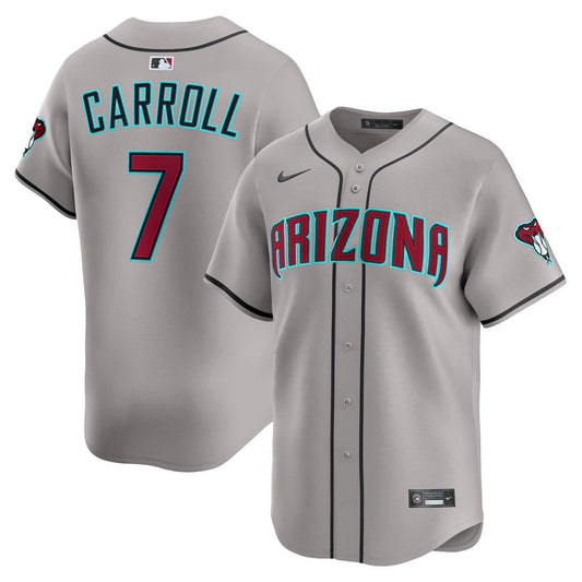 Corbin Carroll Arizona Diamondbacks Nike Road Player Limited Jersey - Gray