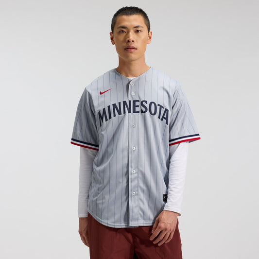 Minnesota Twins Nike Road Team Replica Jersey - Gray