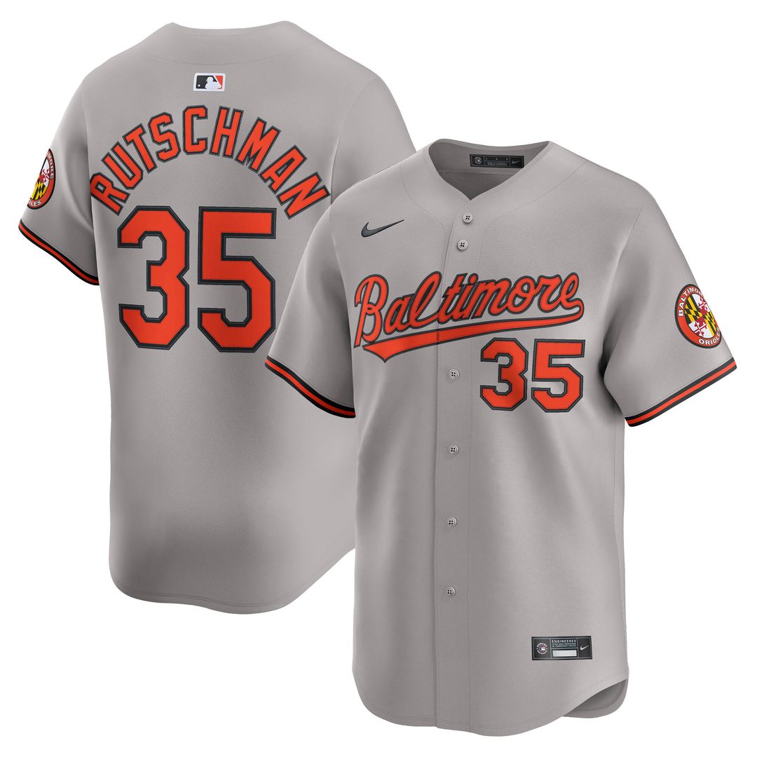 Adley Rutschman Baltimore Orioles Nike Road Player Limited Jersey - Gray