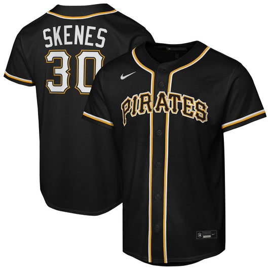 Paul Skenes Pittsburgh Pirates Nike Youth Fashion Player Replica Jersey - Black