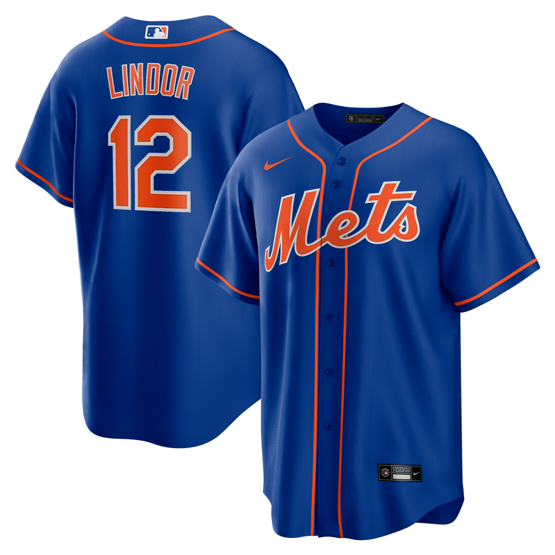 Francisco Lindor New York Mets Nike Alternate Player Replica Jersey - Royal