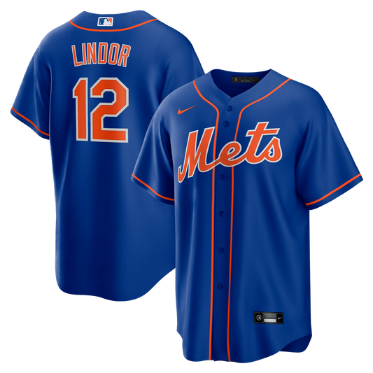 Francisco Lindor New York Mets Nike Alternate Player Replica Jersey - Royal