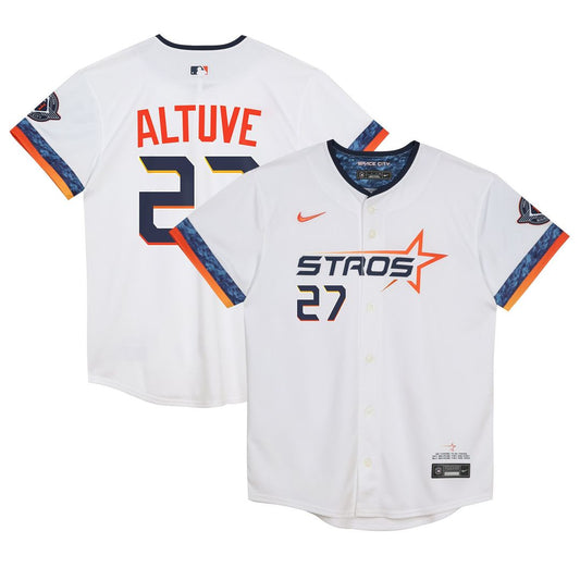 Jose Altuve Houston Astros Nike Preschool 2025 City Connect Player Limited Jersey - White