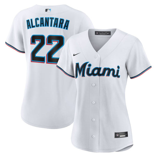 Sandy Alcantara Miami Marlins Nike Women's Home Player Replica Jersey - White