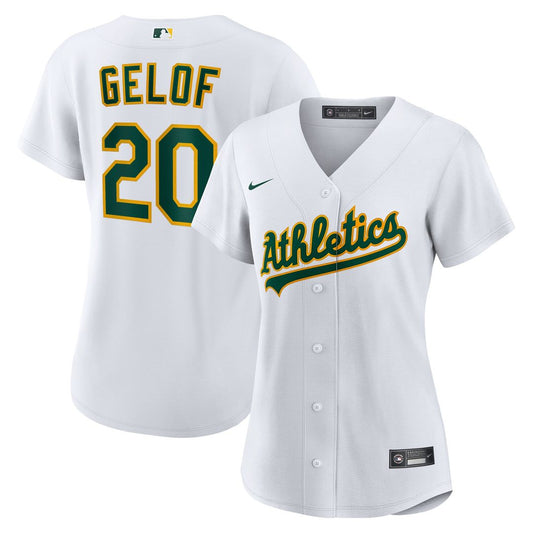 Zack Gelof Athletics Nike Women's Home Player Replica Jersey - White