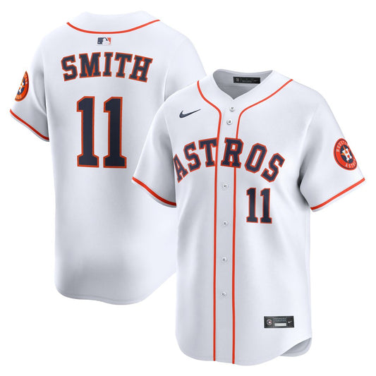 Cam Smith #11 Houston Astros Nike Home Player Limited Jersey - White