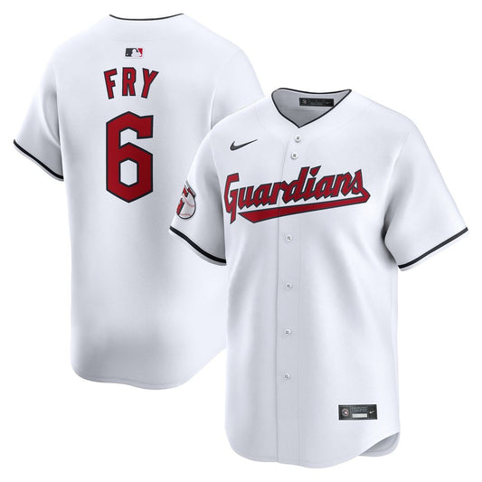 David Fry Cleveland Guardians Nike Home Player Limited Jersey - White