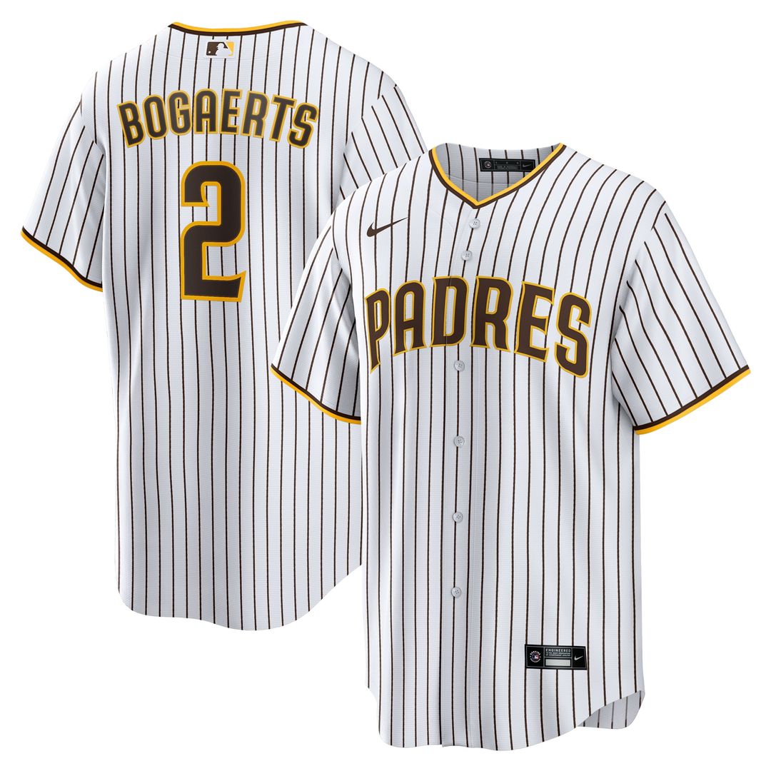 Xander Bogaerts San Diego Padres Nike Home Official Player Replica Jersey - White/Brown