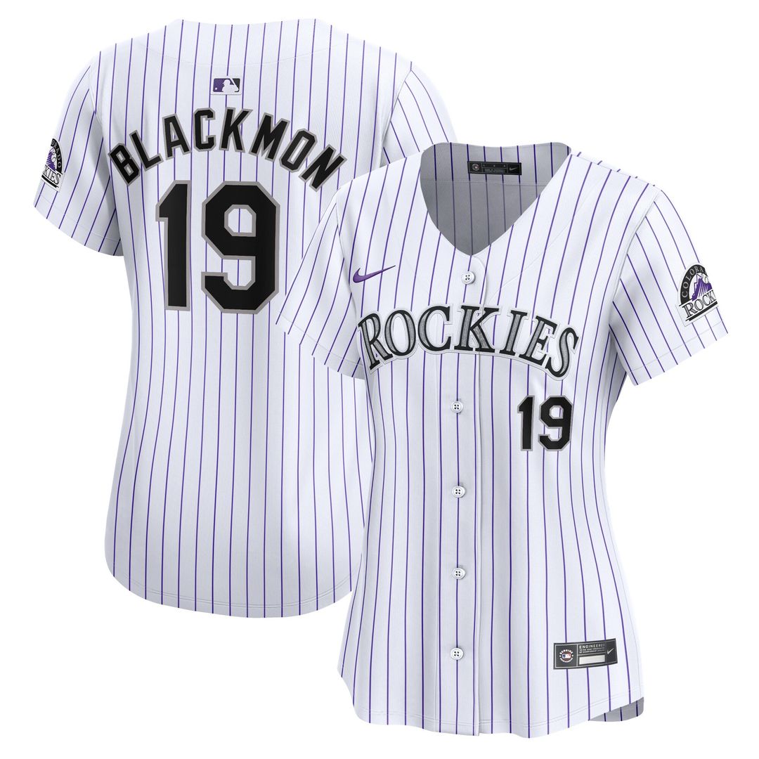 Charlie Blackmon Colorado Rockies Nike Women's Home Player Limited Jersey - White