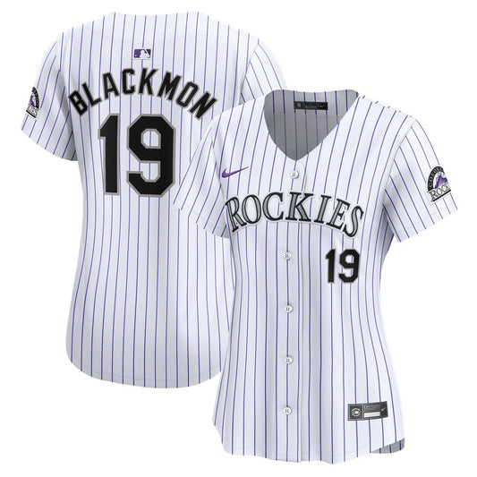 Charlie Blackmon Colorado Rockies Nike Women's Home Player Limited Jersey - White