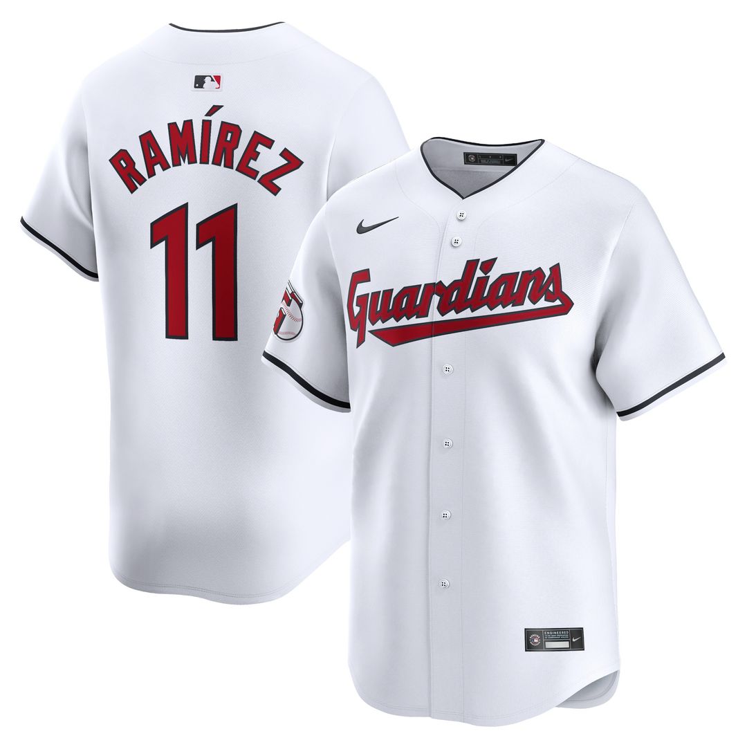 Jose Ramirez Cleveland Guardians Nike Home Player Limited Jersey - White