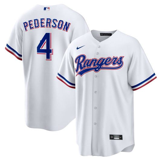 Joc Pederson Texas Rangers Nike Youth Home Replica Jersey - White