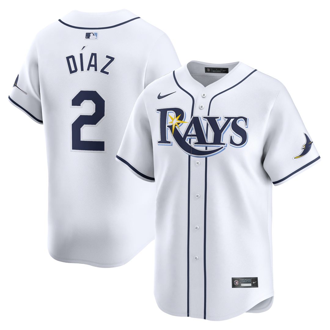 Yandy Diaz Tampa Bay Rays Nike Home Player Limited Jersey - White