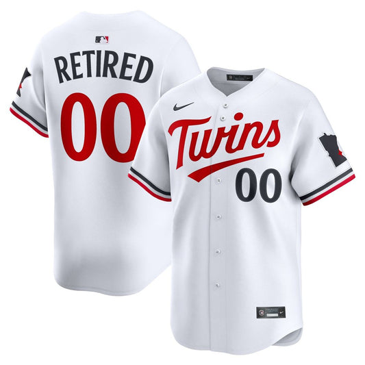 Minnesota Twins Nike Home Limited Pick - A - Player Retired Roster Jersey - White