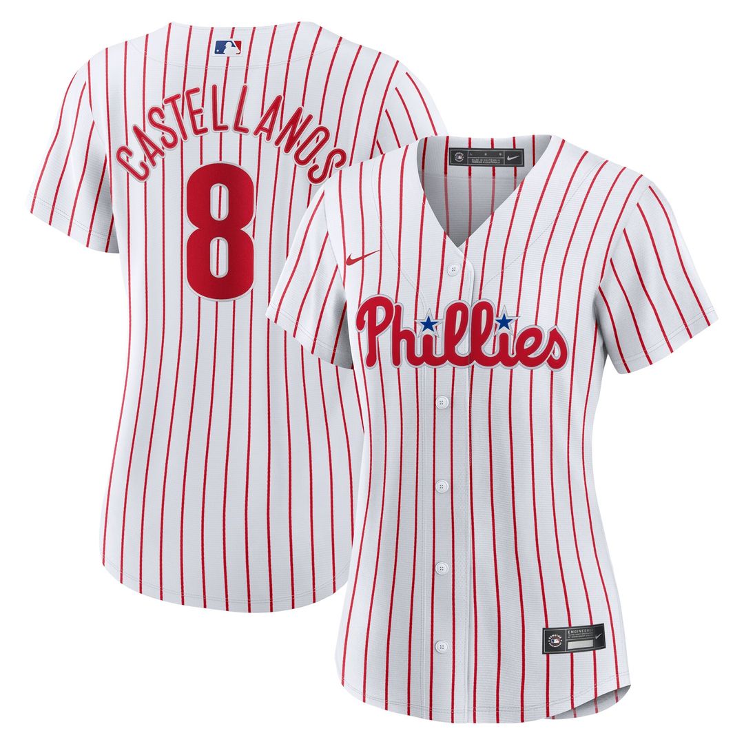 Nick Castellanos Philadelphia Phillies Nike Women's Home Player Replica Jersey - White