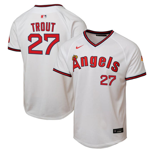 Mike Trout Los Angeles Angels Nike Youth Alternate 2 Player Limited Jersey - White