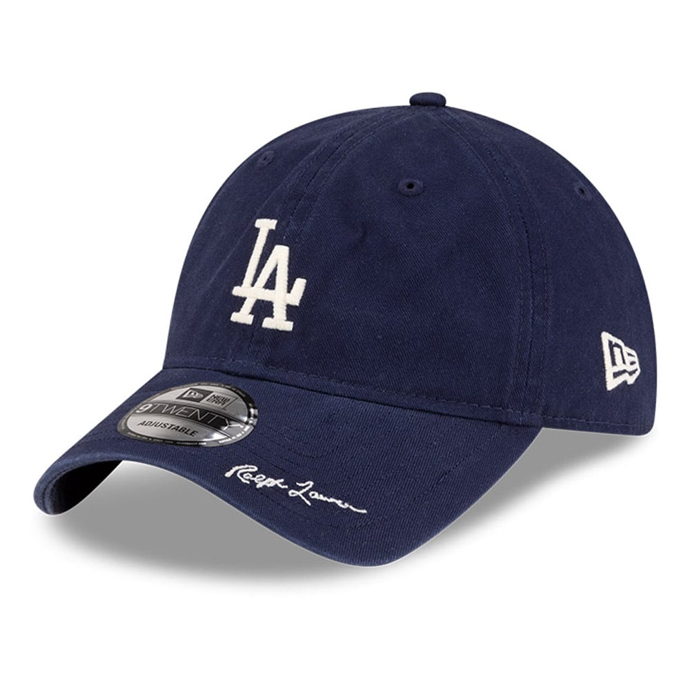 Men's Los Angeles Dodgers New Era x Ralph Lauren Navy 9TWENTY Adjustable Hat